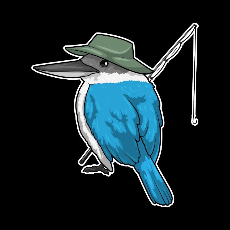 Canne à pêche Pêcheur Kingfisher Canne à pêche Canne à pêche