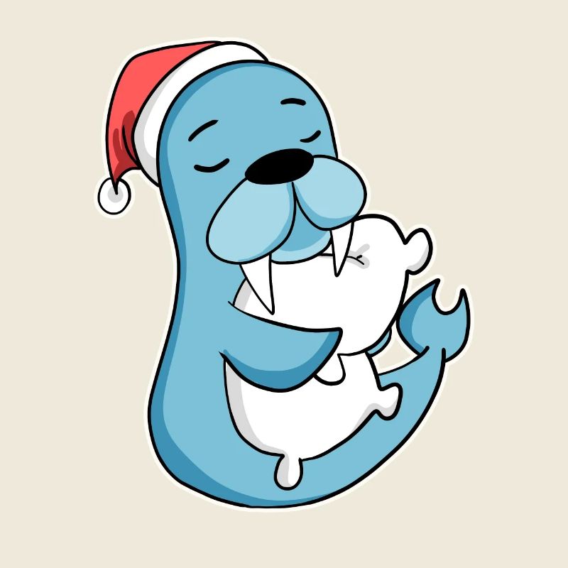 Lion de mer Noël Sommeil Sommeil Sommeil