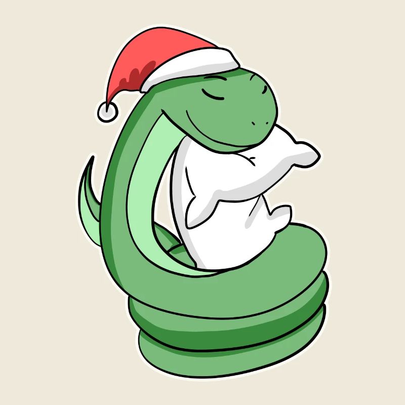 Serpent Noël Sommeil Sommeil Sommeil Sommeil