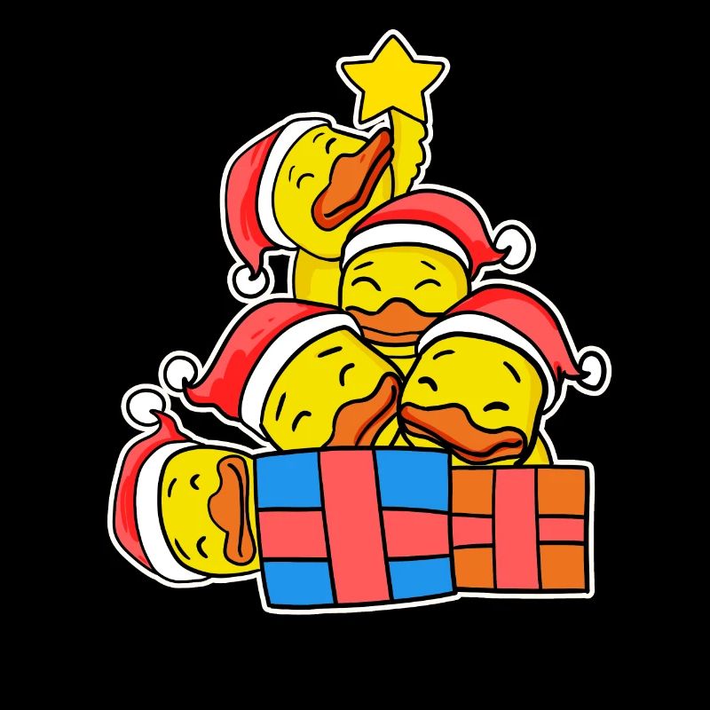 Weihnachten Weihnachtsbaum Ente Enten