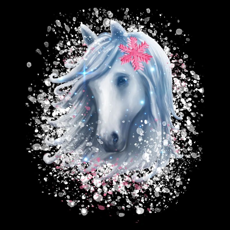 Horse Snowflake Christmas