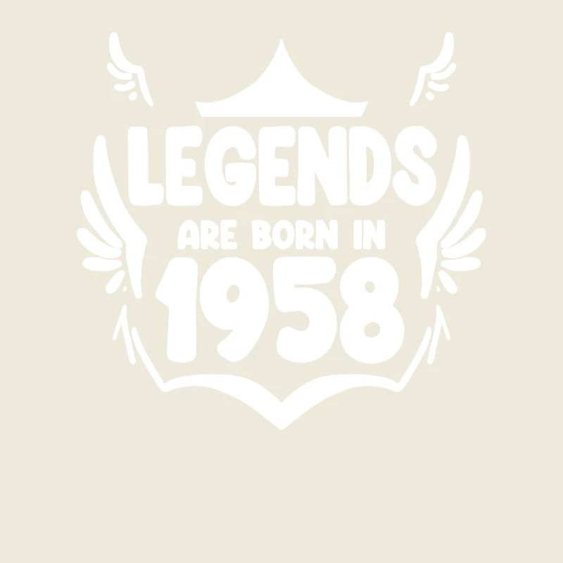 1958 - Né 1958 - Année de construction 1958 Cadeau