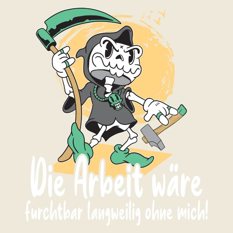 Sensenmann mit Werkzeug