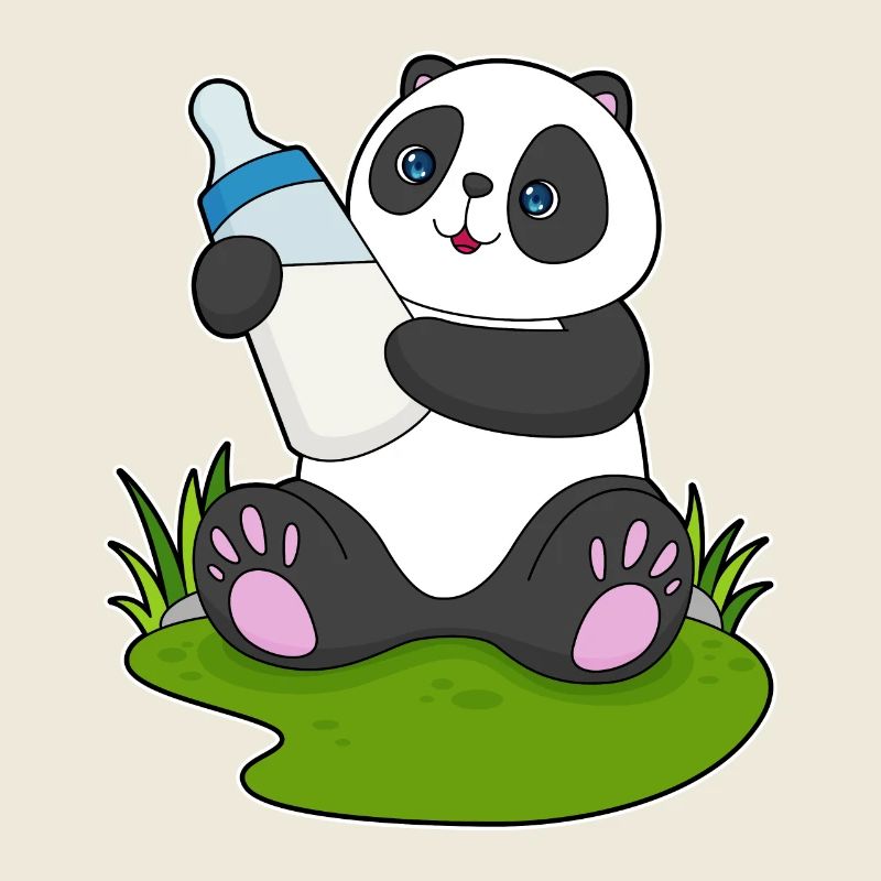 Lait pour biberon Panda