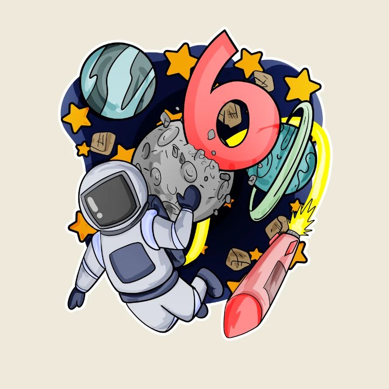 6e anniversaire 6 ans Young Astronaut Universe