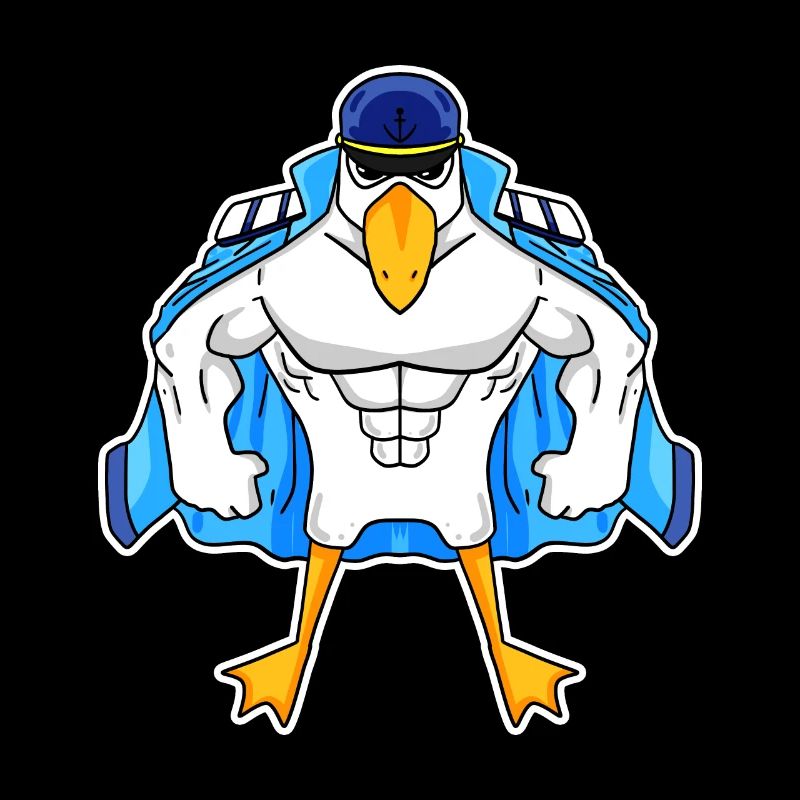 Muscular Seagull Seagull Gift