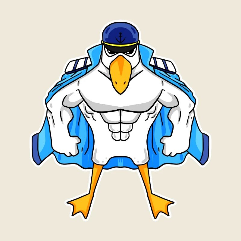 Muscular Seagull Seagull Gift
