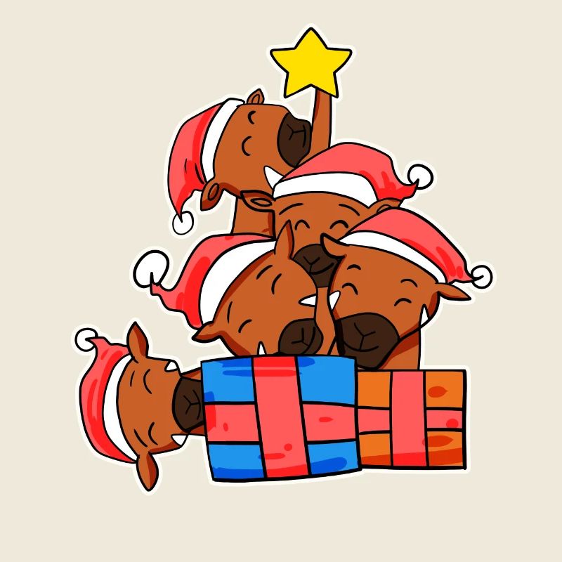 Antelope Christmas Christmas Tree Antelope
