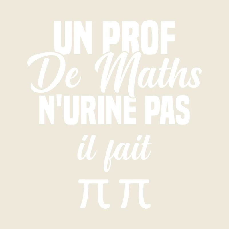 Idée cadeau humour jeu de mots prof de maths
