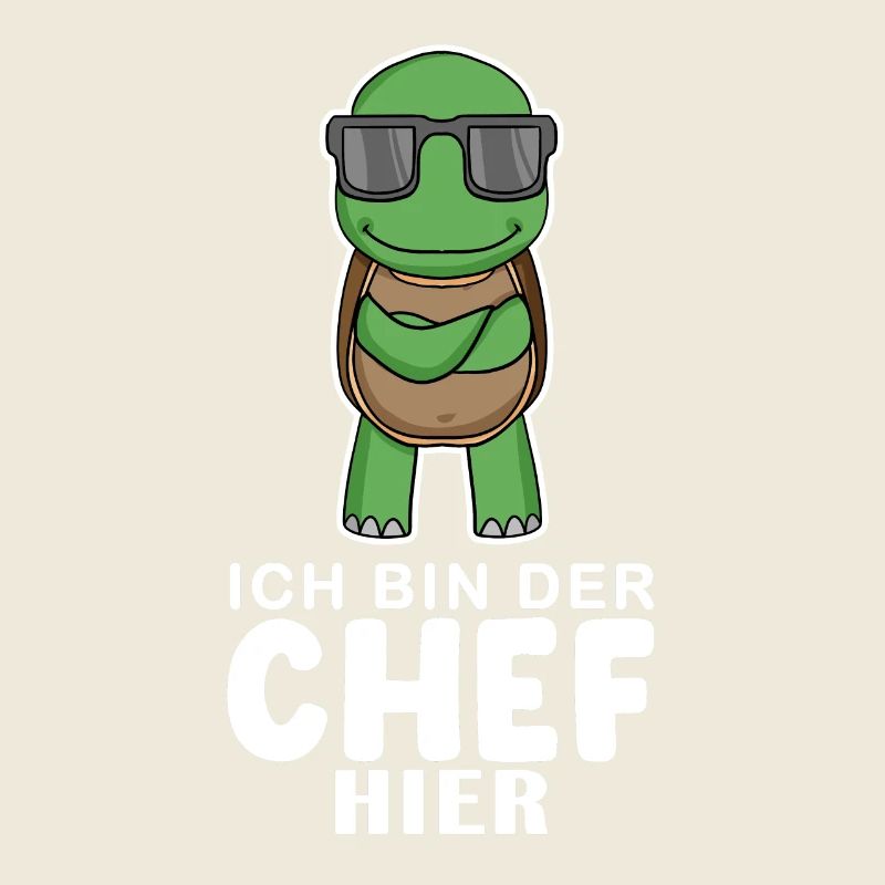 Cool Schildkröte Chef