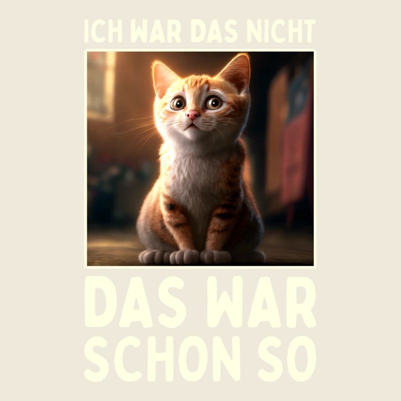 Katze Ich War Das Nicht Das War Schon So Katzen