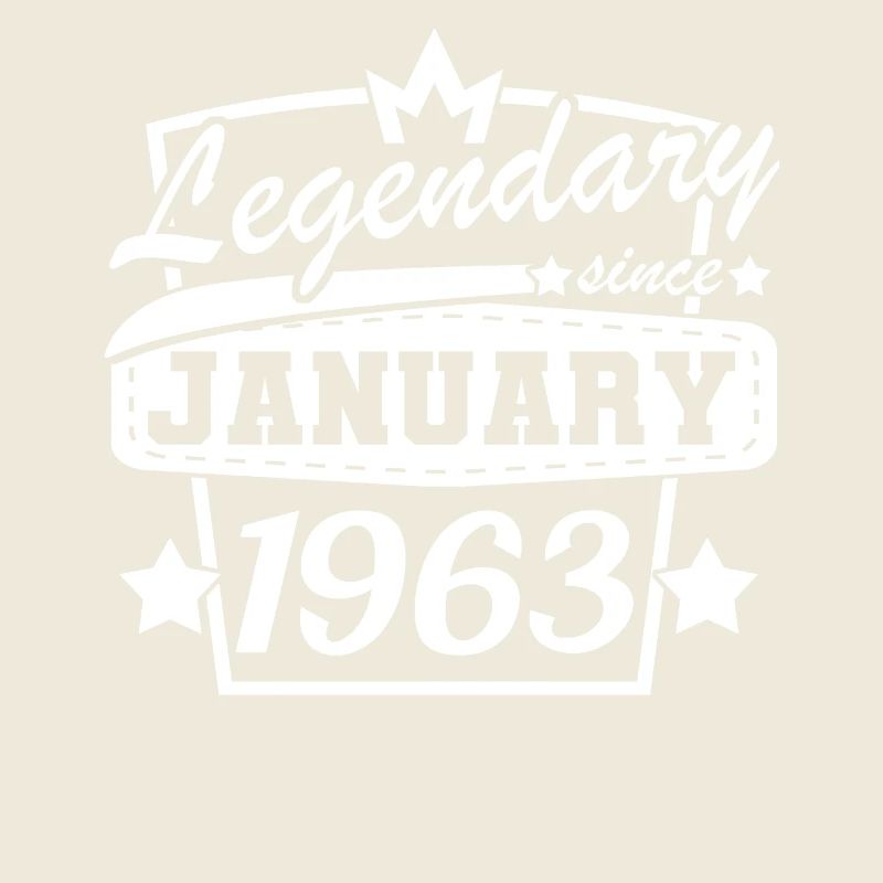 Legendary since January 1963 Retro Birthday Saying