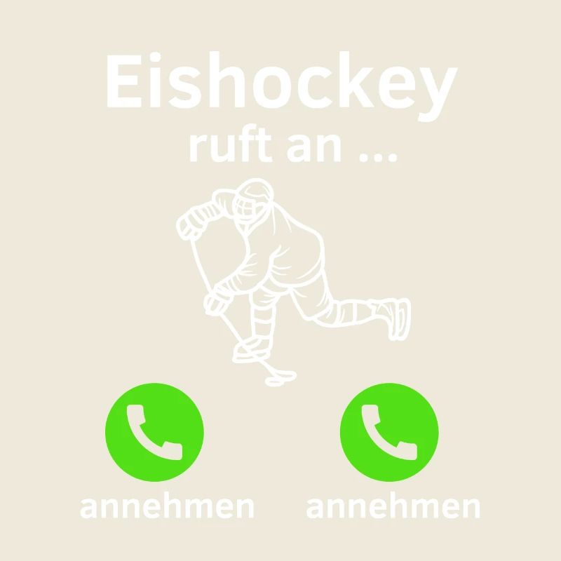 Eishockey ruft an - annehmen oder annehmen?