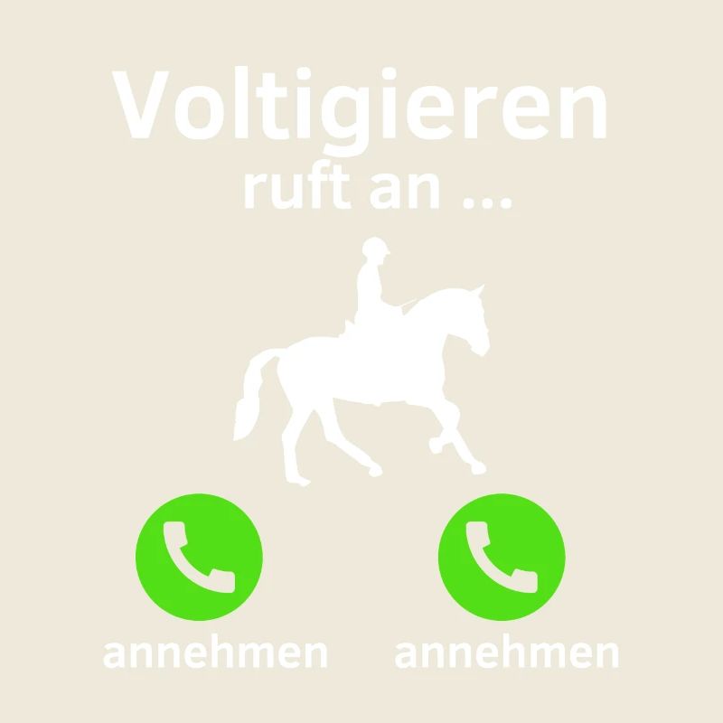 Voltigieren ruft an - annehmen oder annehmen?