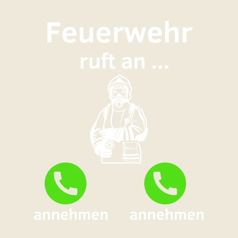 Feuerwehr ruft an - annehmen oder annehmen?