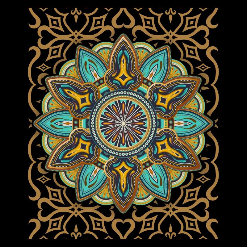 Mandala Design, Mandala 3D, Arabesque Vintage