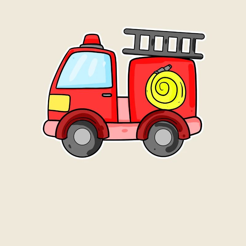 Motif de voiture de pompiers