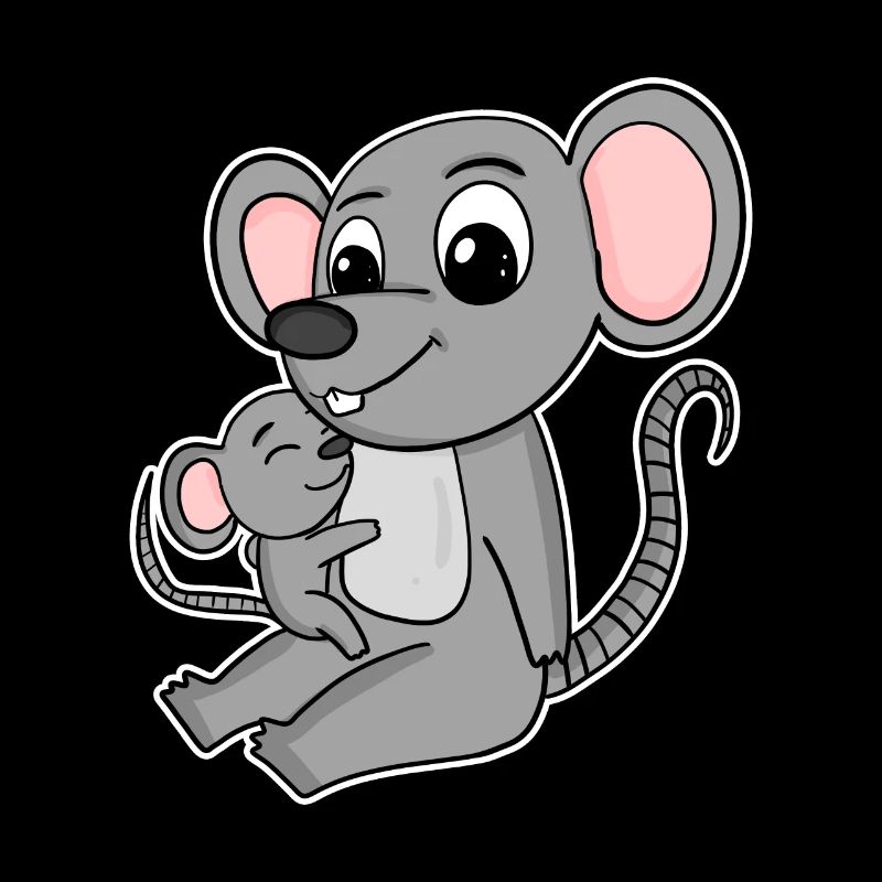 Family - Mouse with Baby Mouse