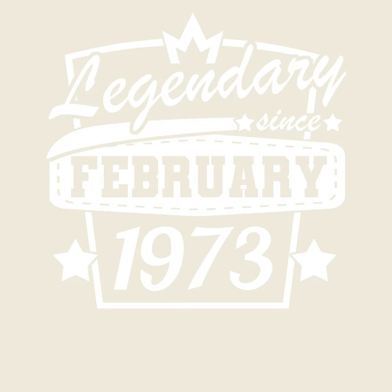 Februar 1973 Retro Geburtstag
