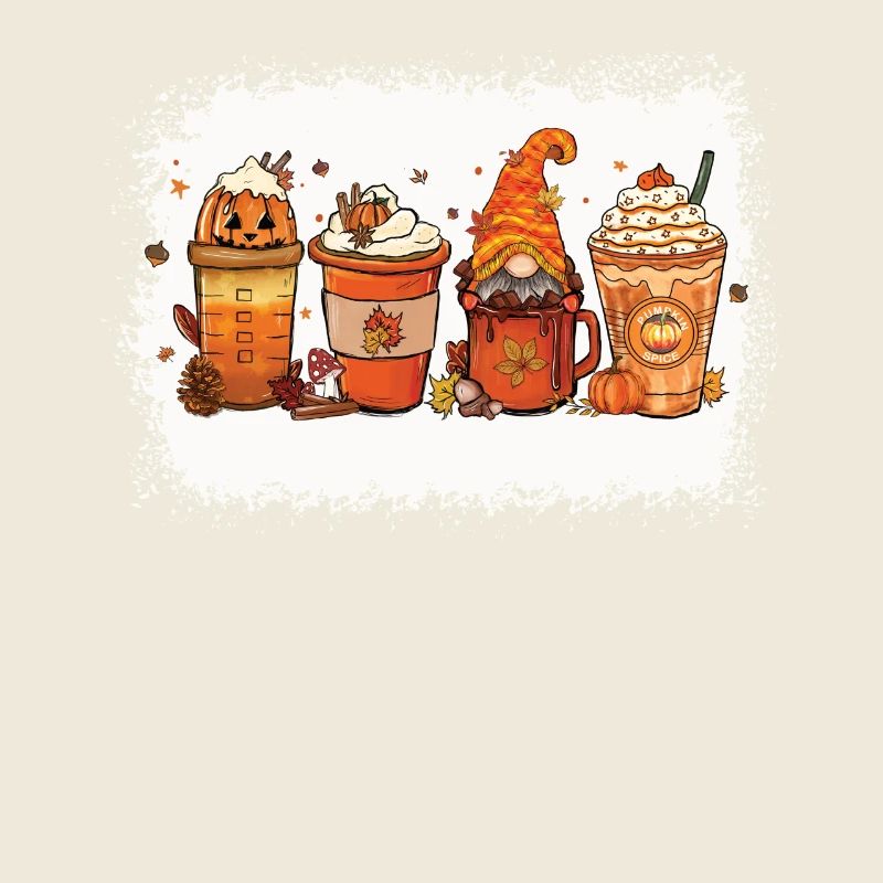Herbst-dankeschön-tasse Mit Heißer Schokolade