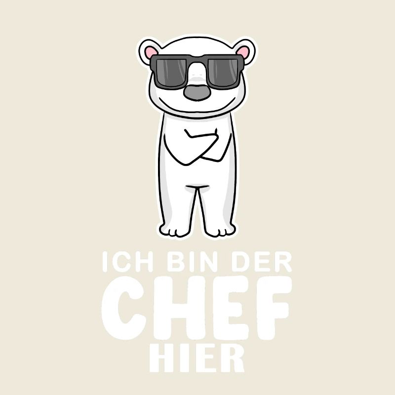 Cool Eisbär Chef Spruch