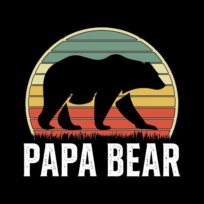 Papa Bear proud Daddy stolzer Vater