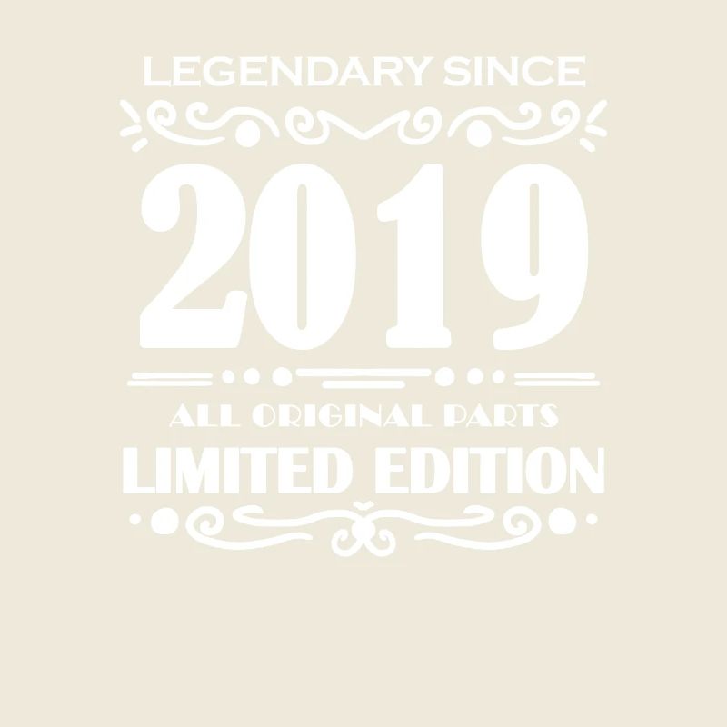 2019 - Year 2019 - Year of construction 2019 Spruch