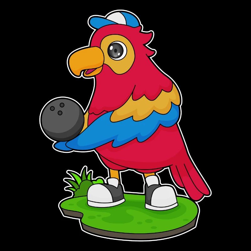 Papagei Bowling Bowlingkugel