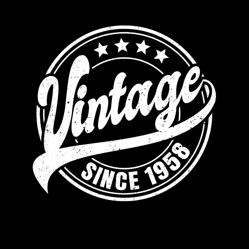 Vintage Since 1958 65th Birthday Gift