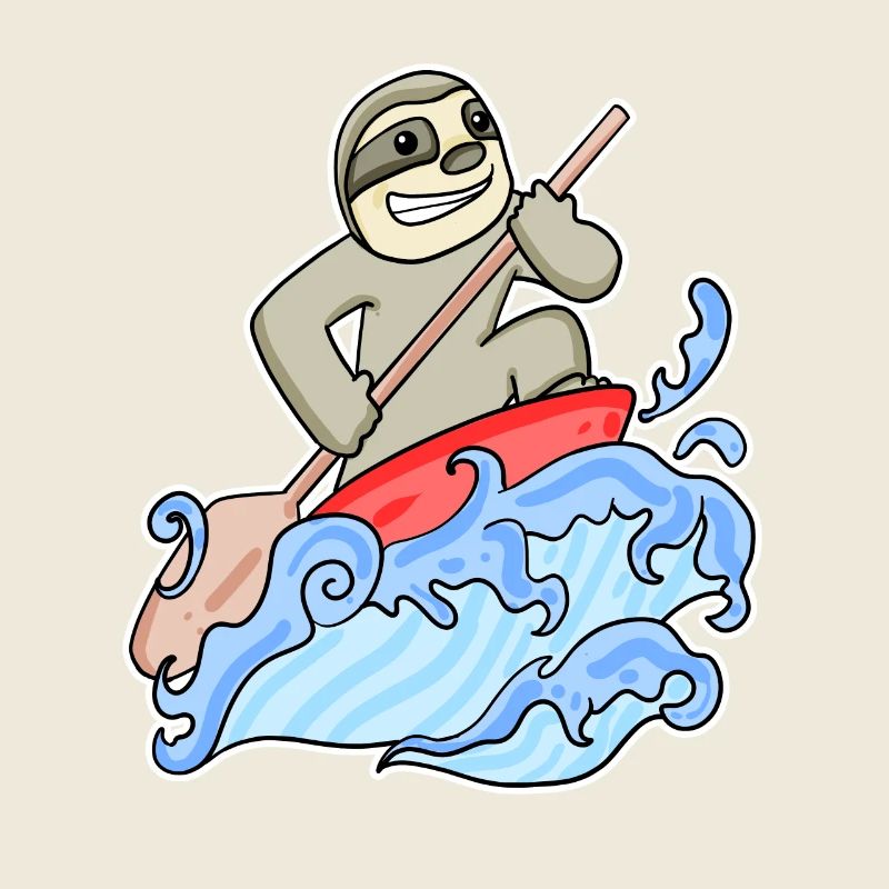 Stand Up Paddling Faultier