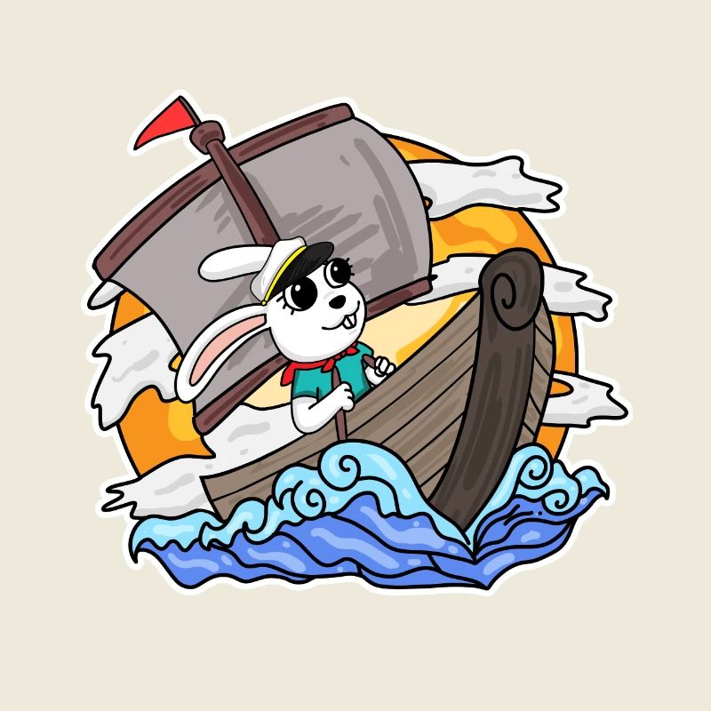 Bateau Capitaine Lapin