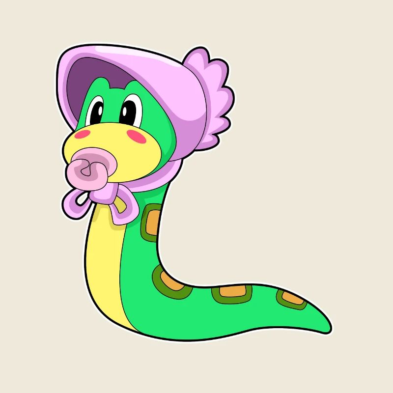 Sucette Serpent Bébé
