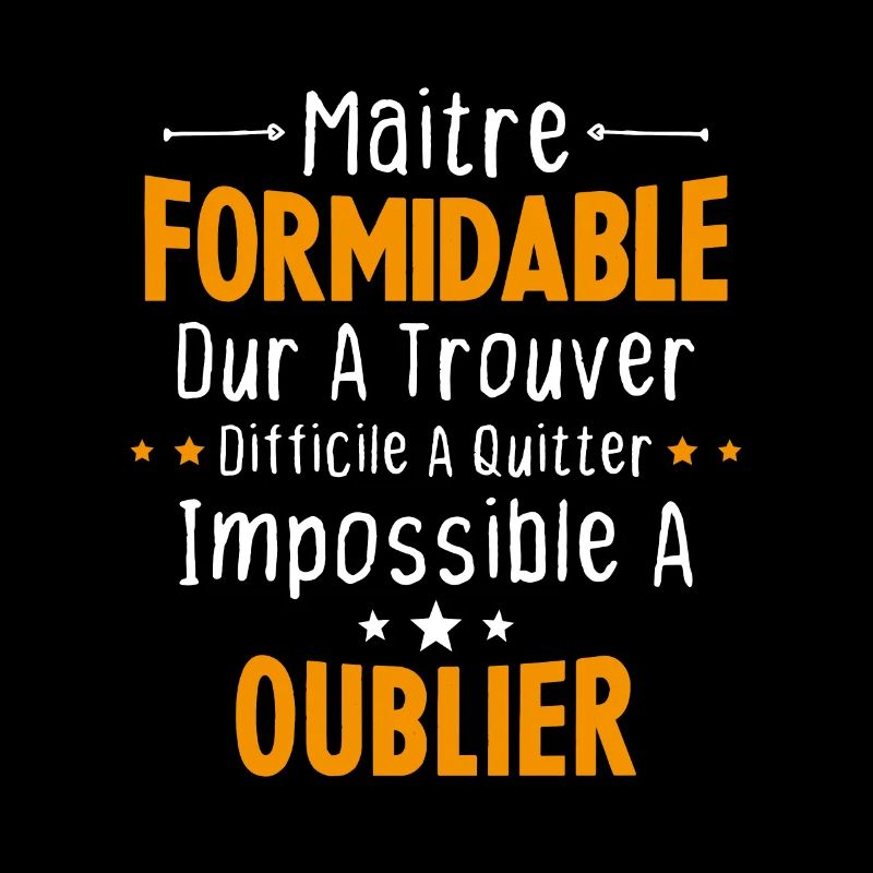 Maître Formidable Idée Cadeau Maître D'école