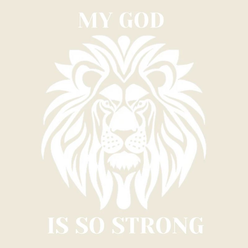 Löwe Gottesstärke Starkes Statement