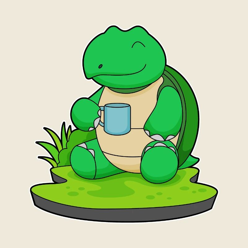 Schildkröte Becher 