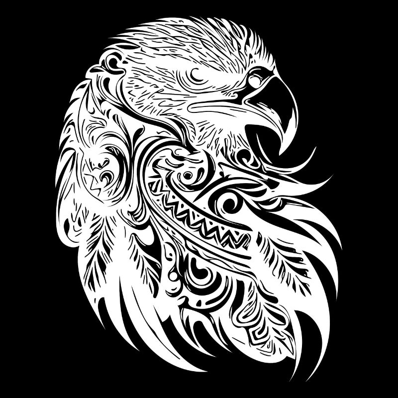 Tatouage Eagle Tribal Style