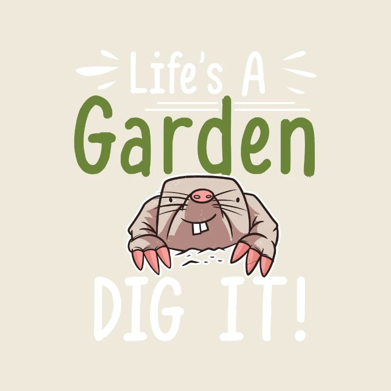 Funny Life's A Garden Mole Problems Chemistry Mole