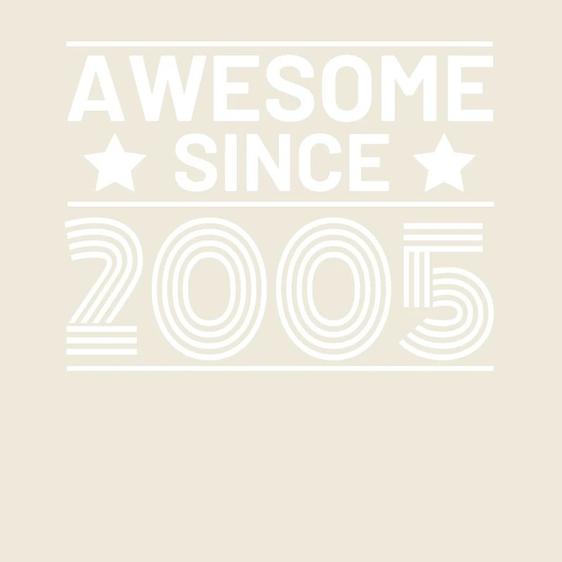Geburtstag Awesome seit 2005