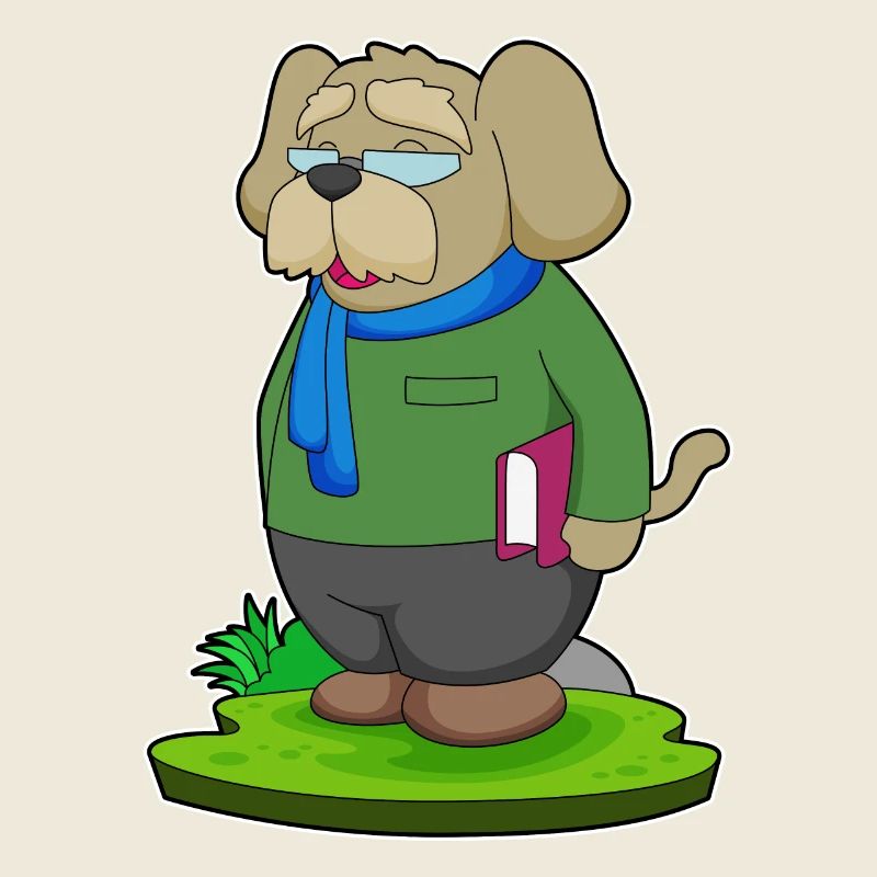 École de livres des enseignants de chiens