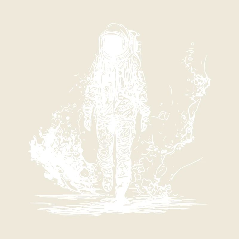 Astronaute dans le désert de Moondust