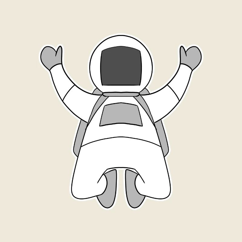 Motif astronaute