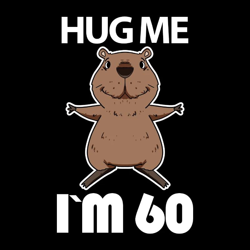 60 birthday - 60 years - hug
