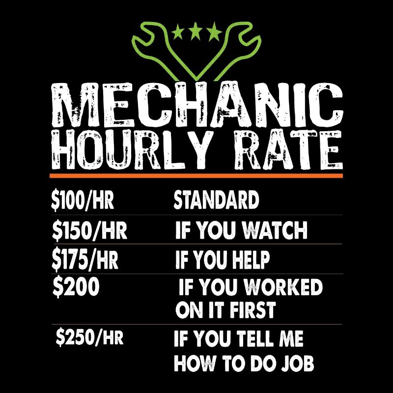 Mechanic hourly rate Mechanic worker Labor Rates