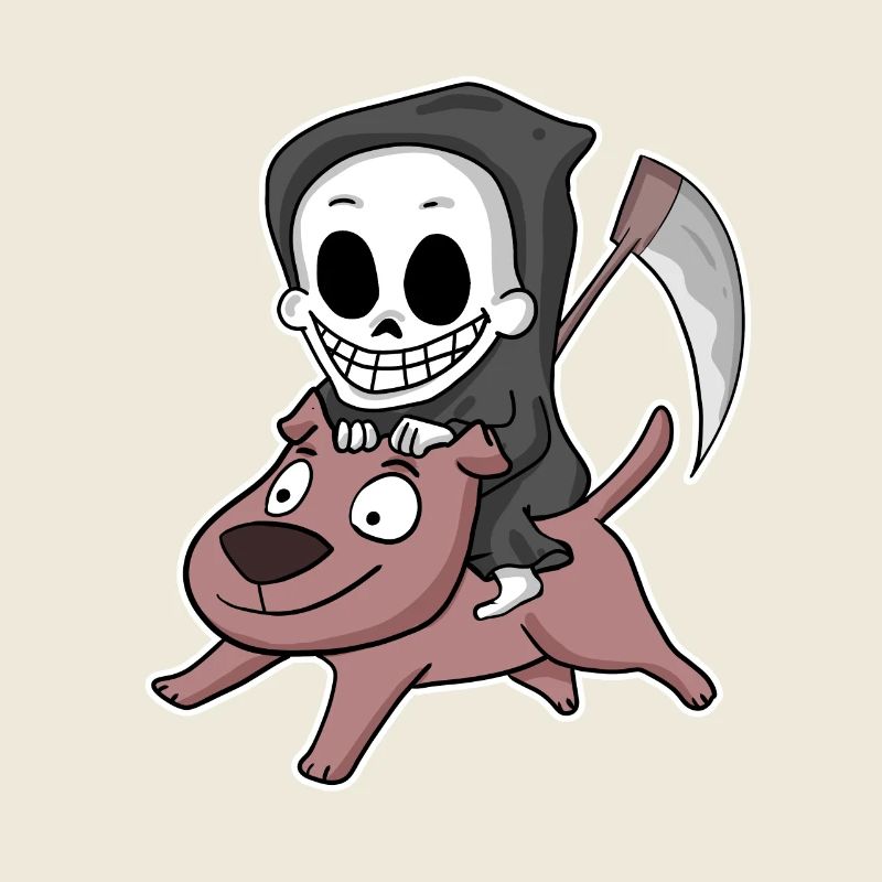 Grim Reaper Dog