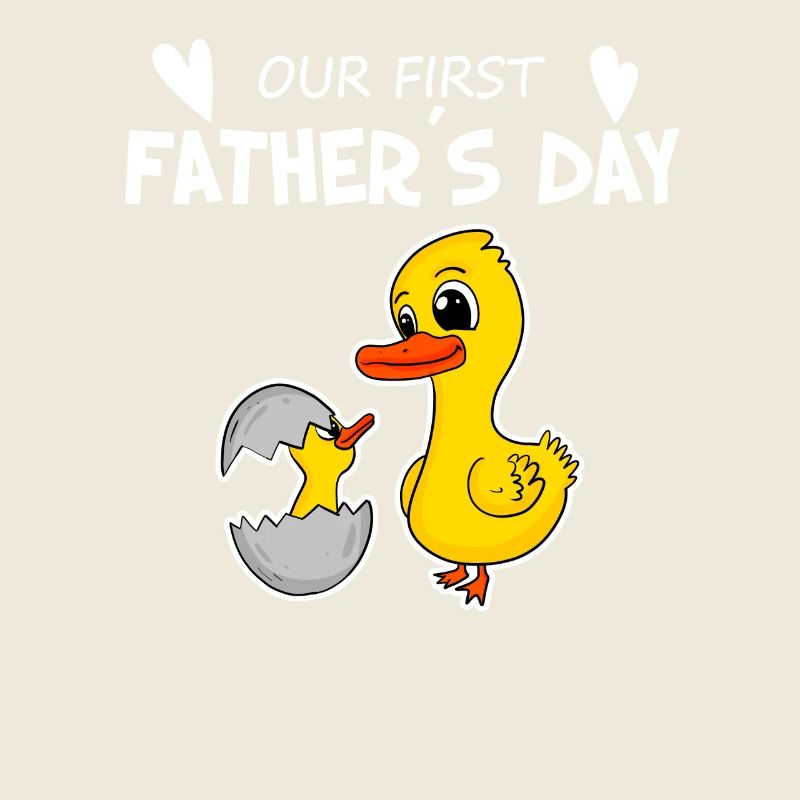 Father's Day motif - first Father's Day gift