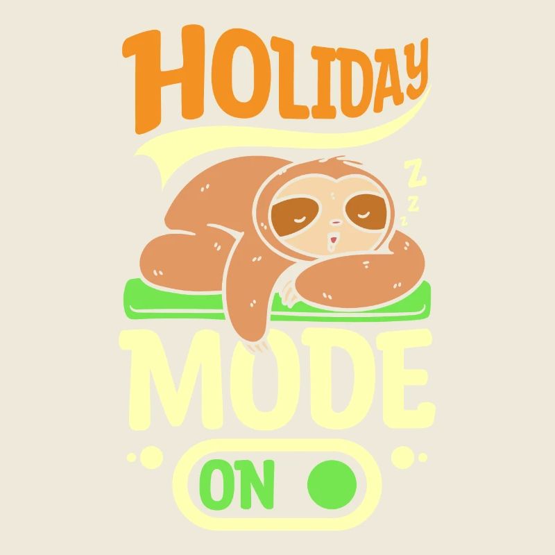 Sloth holiday mode on