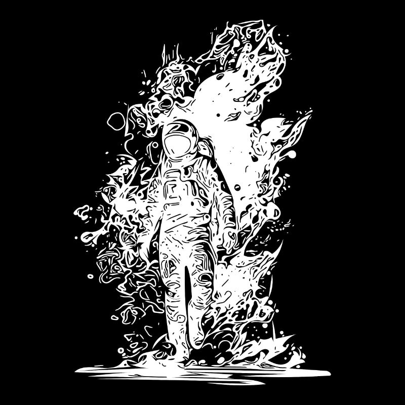 Space Dust Astronauts Outdoor Walk