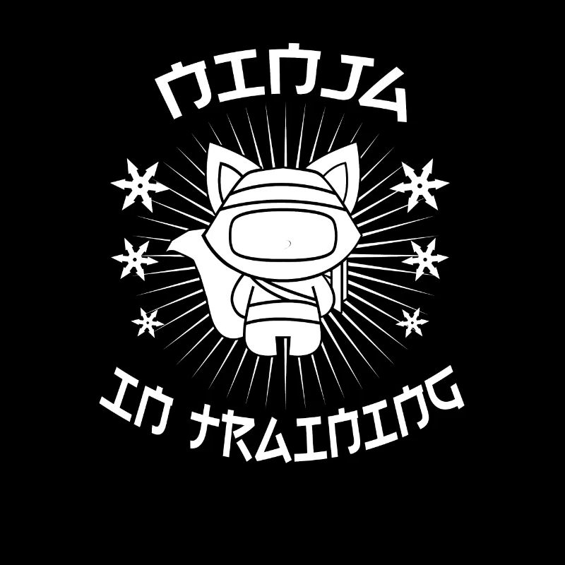 Ninja chat Ninja en formation