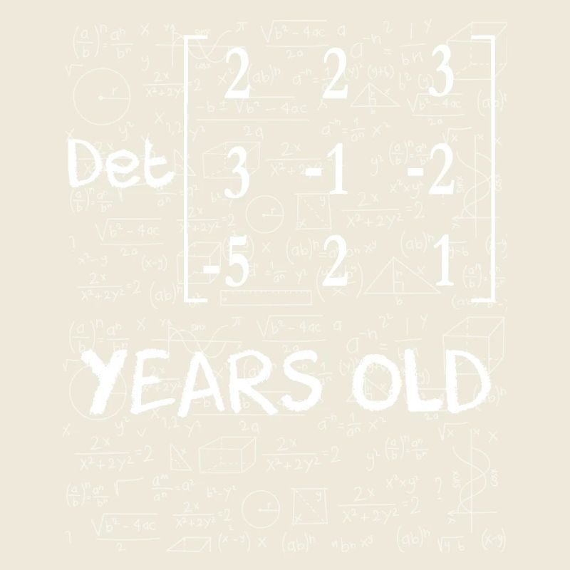 23e anniversaire 23 ans déterminant de matrice