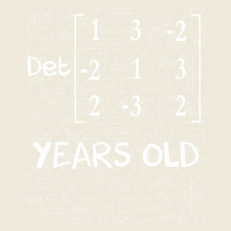 33e anniversaire 33 ans déterminant de matrice